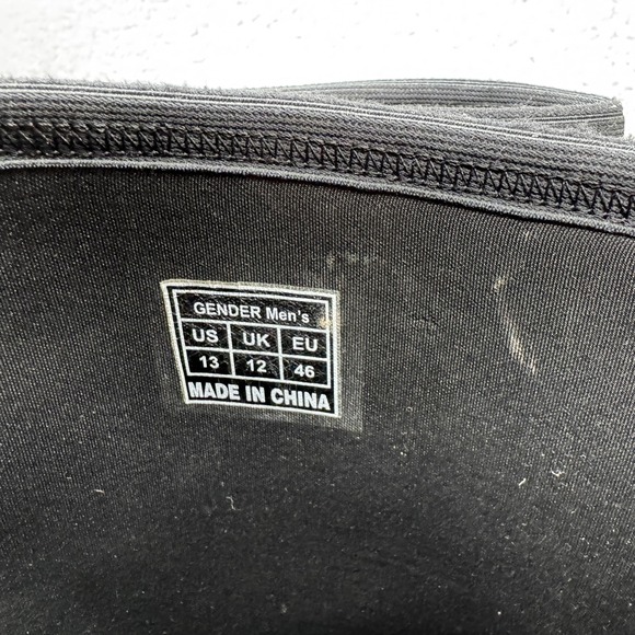 Hisea Boots Mens Size 13 Black Neoprene Waterproof Rubber Rain Work Outdoor - Picture 11 of 15